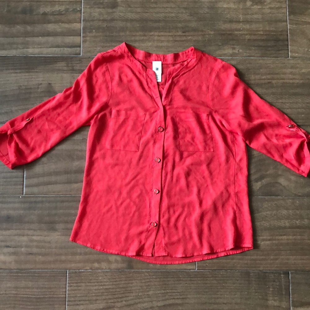 Needle & Thread Coral Blouse
